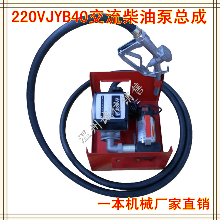 速发220V12总W电动交流泵量0成柴油计组合大流量抽柴油泵电泵