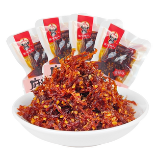四川特产张飞传人麻辣鸡丝散装独立小包装鸡胸肉丝香辣零食小吃