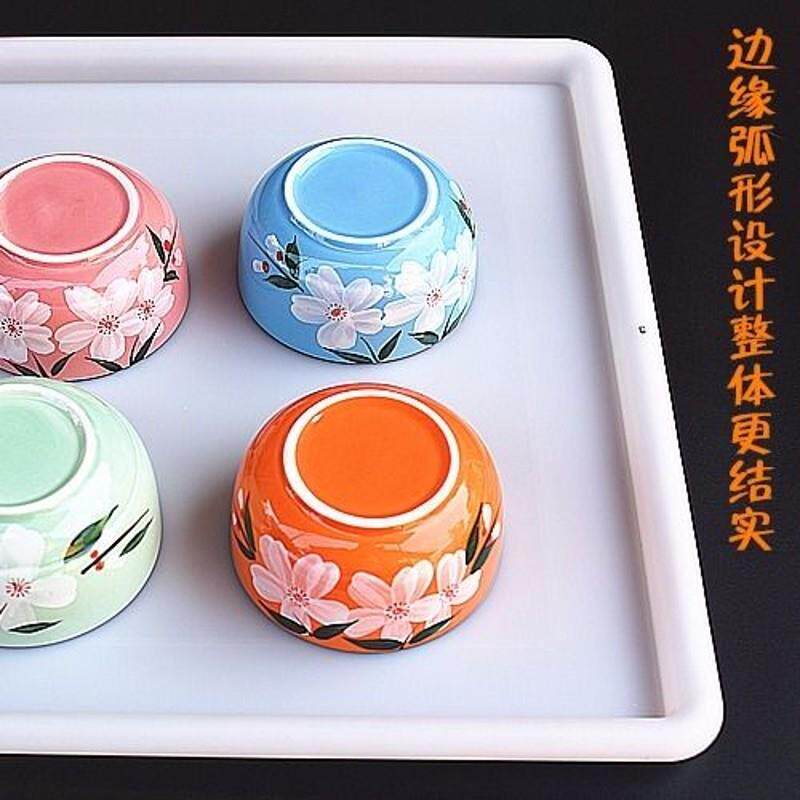 现货速发厨房碗碟拉篮塑料接水盘调味拉篮托盘沥水架托盘碗盘柜防