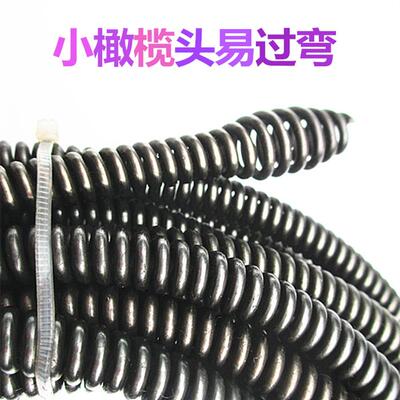 现货电动管道疏通下水道弹簧疏通器弹簧直径8K.5mm7.5米疏通小弹