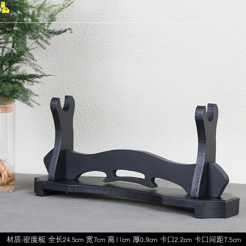 现货速发刀剑架挂墙剑托架实木高低架一二三多层通用摆件架迷你架