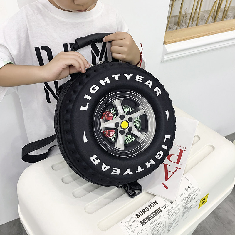 现货速发幼儿园书包男孩旅游小揹包潮时尚个性可爱-6岁W儿童后揹