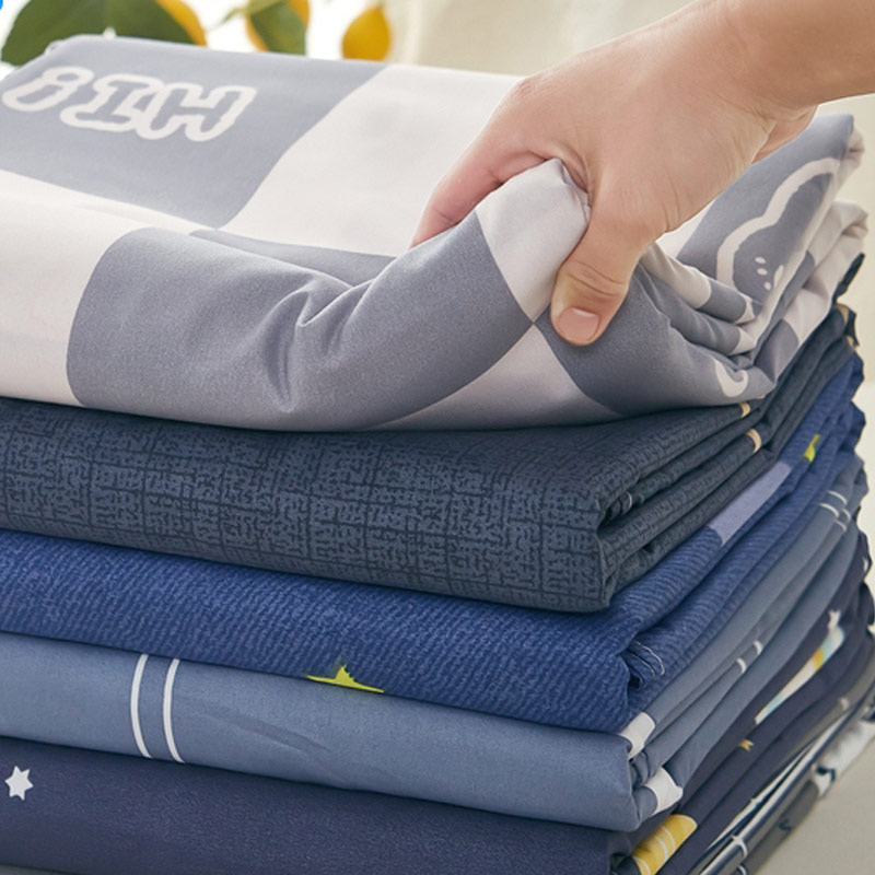 速发单件1纯0x2棉0x20单人学生宿舍5水洗0男被罩磨毛被单180双