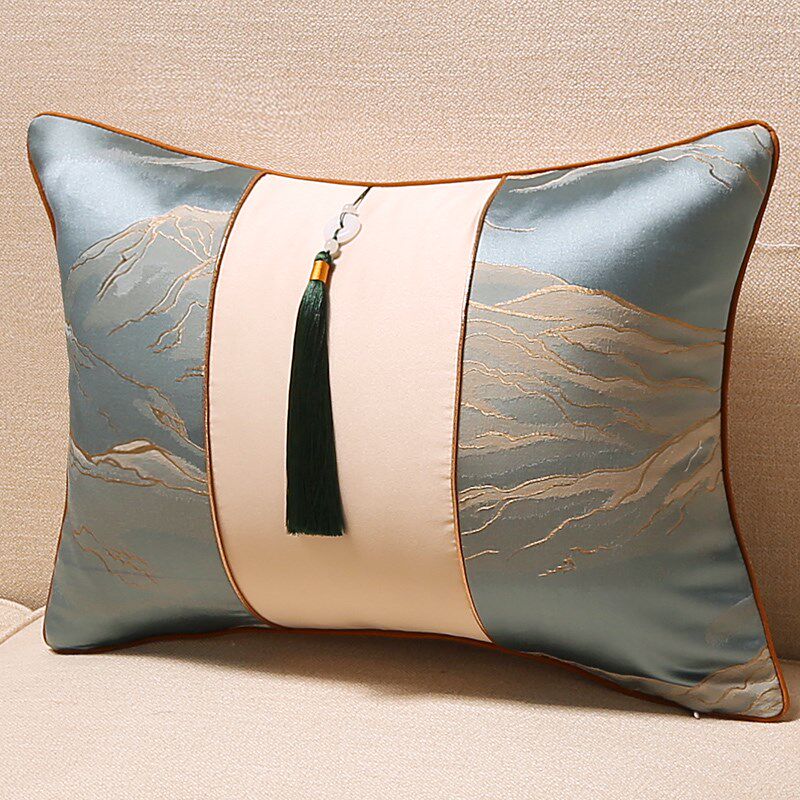 速发4Y枕中式沙发轻奢腰枕靠垫新长方形靠背护靠背垫腰抱套靠枕含