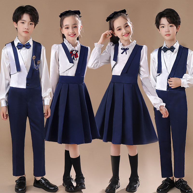速发中小学生大合唱表演服儿童合风团唱诗朗舞集体诵台演出服班服