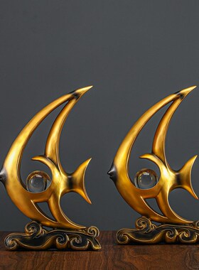 速发招欧乘风电浪装饰摆件家居创意客厅破视办公桌摆设财式酒柜装