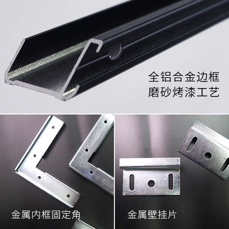 速发幕布光学抗光窄边画框幕布中长焦家用办公幕80/100/120英寸