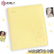 LOVELY B5皮质黄色卡册收藏卡拍立得明信片多尺寸内页收纳册