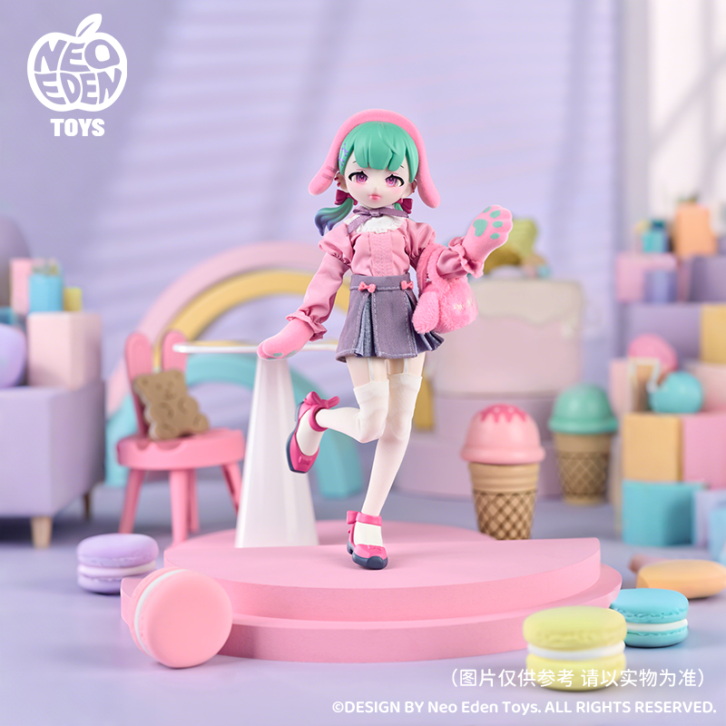 【Neo Eden toys】Eve Lynna 吊卡-绒绒兔可动人偶mjd玩偶现货