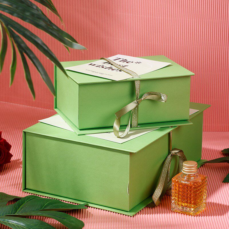 速发伴变礼礼盒情人节渐手礼物品包装盒高级感香薰礼盒空盒子