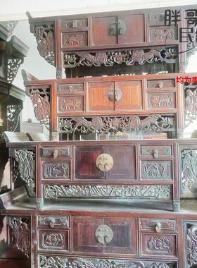 速发民宿老物件旧家具橱子80年代农旧村货小炕桌农家乐民宿怀旧摆