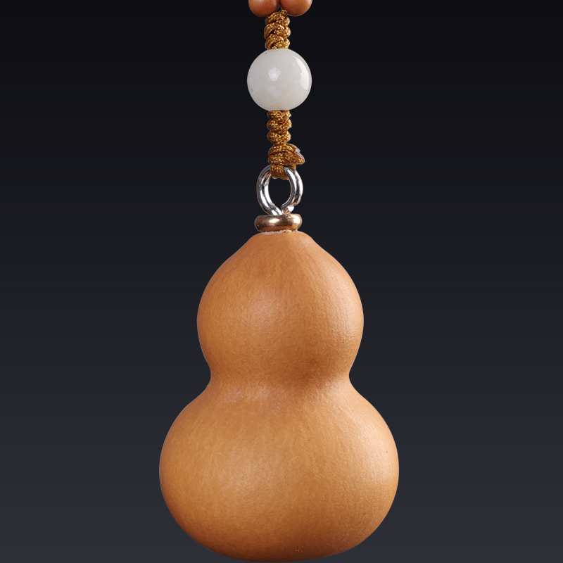 速发手捻葫芦小挂玩精品镶口铁包金手把件随身盘件橄榄核手串挂饰