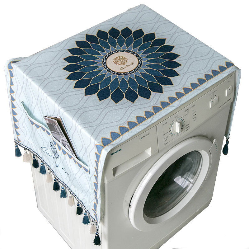 快速发货美式轻奢防水防晒冰箱罩滚筒洗衣机微波炉W盖布布艺防尘,居家布艺,洗衣机罩,淘宝优惠券,粉丝福利购,淘宝优惠卷