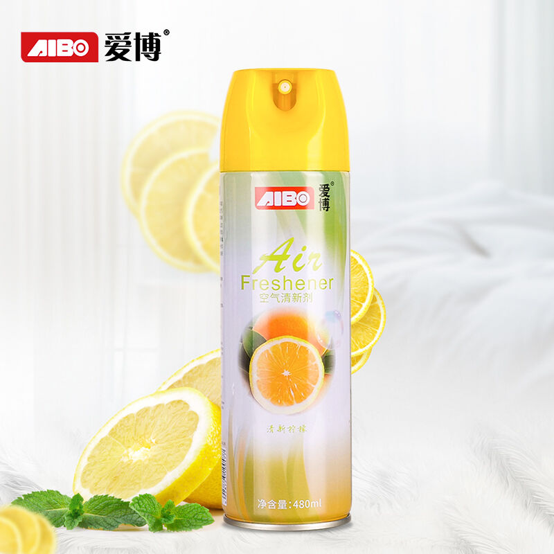 爱博(AIBO)空气清新剂柠檬香480ml除臭喷雾室内除异味卫生间除味