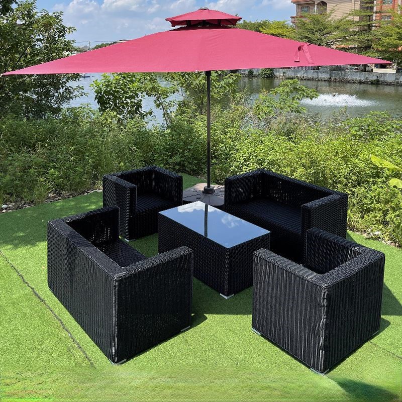 厂促户外庭院藤编沙发室外休闲阳台桌椅组合花园别墅露天露台创品