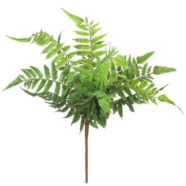 Plastic Green Artificial Asparagus Fern Bush Plants