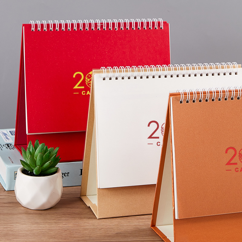 日历2023年台历年历简约小清新计划表记事桌面摆件日历打卡自律定