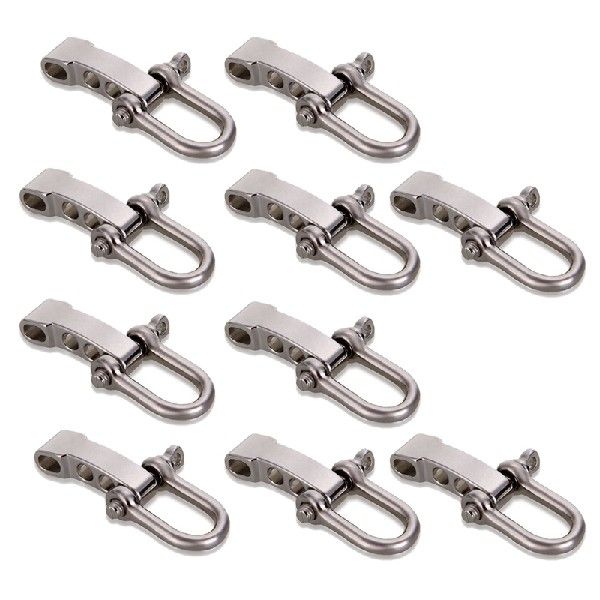10pcs Zinc Alloy Buckle Adjustable Clip 5mm Survival