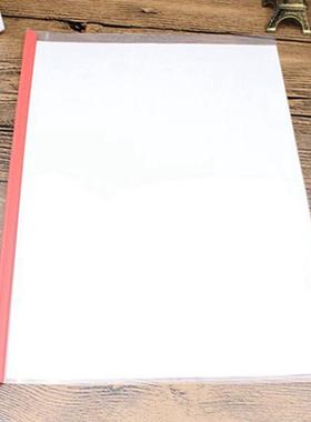 极速10Pcs A4 Size Clear Plastic File Document Folder Sliding