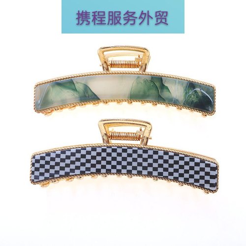 极速occident Hair accessories woman Simplicity Grasp the cli