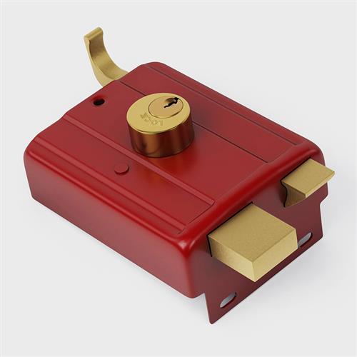 家用安全普通老式防盗门锁子 卧室室内木门外装门锁双舌556通用型