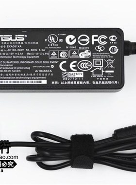 华硕EeePC上网本19V 2.1A/1.58A电源适配器1015PE充电线EXA0901XH