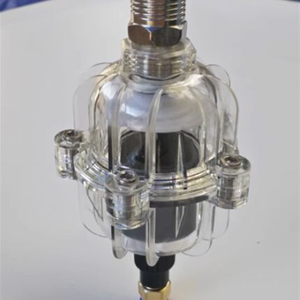 极速全透明自动排水器浮球式压缩空气精密过滤器可视排水阀4分