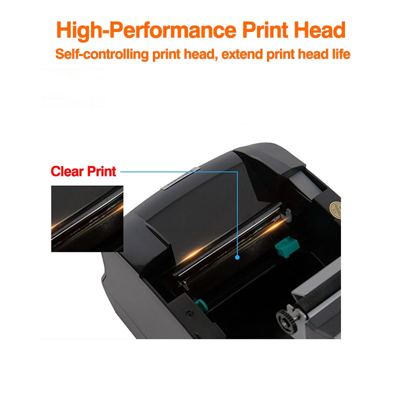 极速Xprinter Label Barcode sticker printer Thermal Receipt p