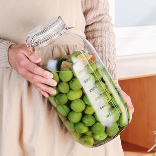 喜碧加厚密封玻璃泡酒瓶家用大号装 酒容器青梅酒桶专用酒坛子酿酒