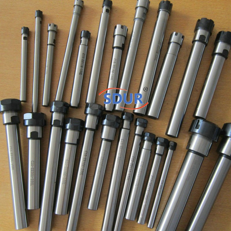 加长杆A型螺帽ER8延长杆铣刀弹性数控夹具直柄套筒ER11 er16 ER20