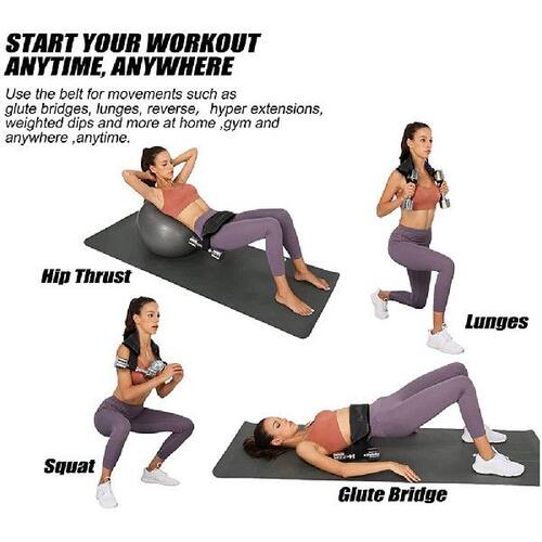 极速Hip Thrust Belt Dumbbell Butt Workout Hip Belt Exercise