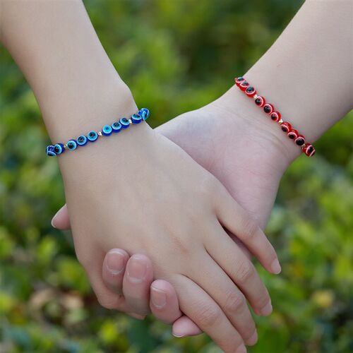 极速de ojos, pulseras de pareja de la suerte, joyera con d