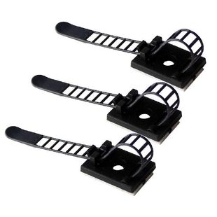 20pcs Sticky Adjustable Wire Ties Cable Clips Clamp Self