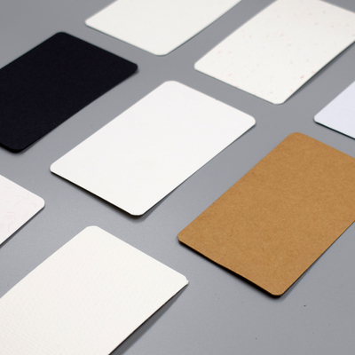 极速100pcs Blank Kraft paper Business Cards Word Card Messag