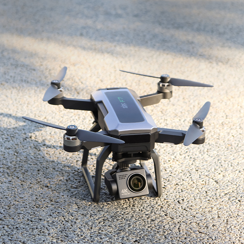 跨境新品SJRC世季F7S避障中继无人机GPS三轴机械云台遥控四轴无刷