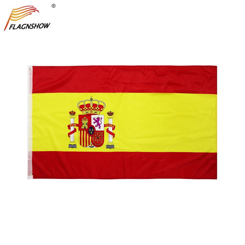 Flagnshow 3x5 FT Spain Flag Banner World Cup Decoration No F