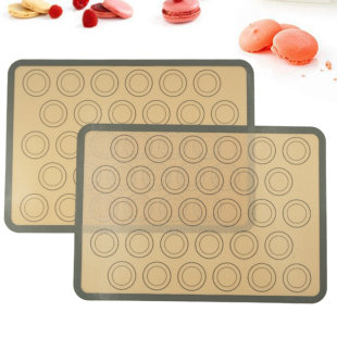Macaron Sil 极速1PCS Silicone Non Stick Mat 42x29.5cm Baking