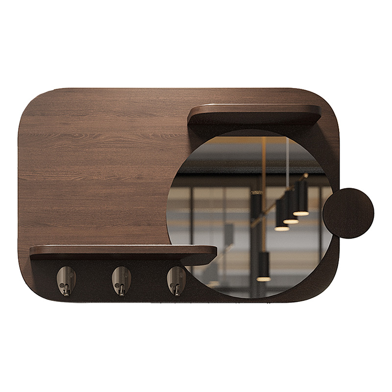 新品可推拉e电表箱装饰画创意置物架遮挡箱现代简约实木翻盖式配