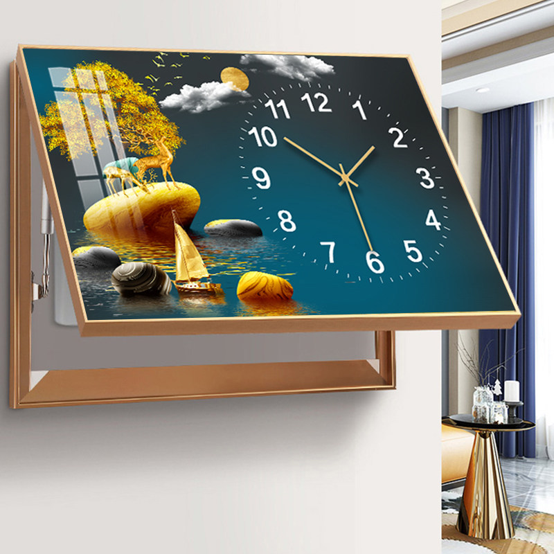 新品电表b箱装饰画现代简约大尺寸免打孔遮挡配电箱电闸箱配电箱