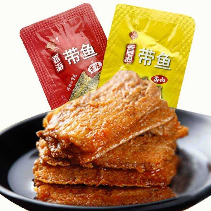 温州特产 香海香酥带鱼250g休闲海鲜零食鱼干货即食小吃小包装