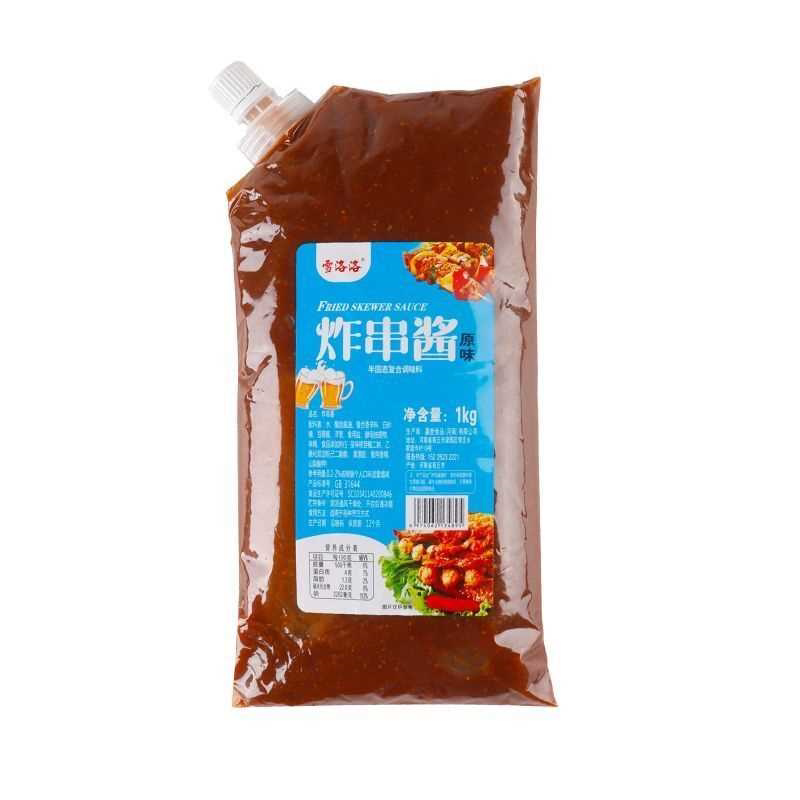 雪洛洛炸串酱油炸串串刷料炸串刷料酱麻辣串手抓饼刷酱料商用油炸