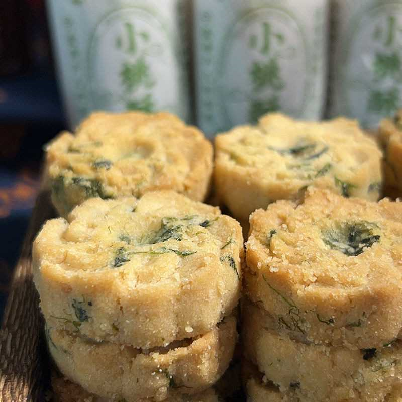 宁波特产苔菜酥饼葱油小桃酥小包装手工传统椒盐桃酥传统糕点零食