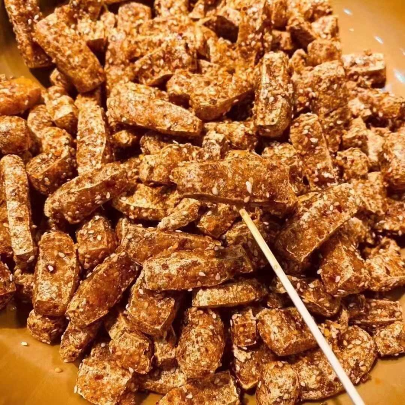 包邮四川特产叙永麻辣豆腐干三角香豆干油炸手工红油脆特产零食