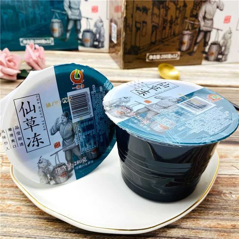 一来多清凉冻烧仙草果冻即食凉粉夏天解渴休闲饮可吸果冻布丁批发