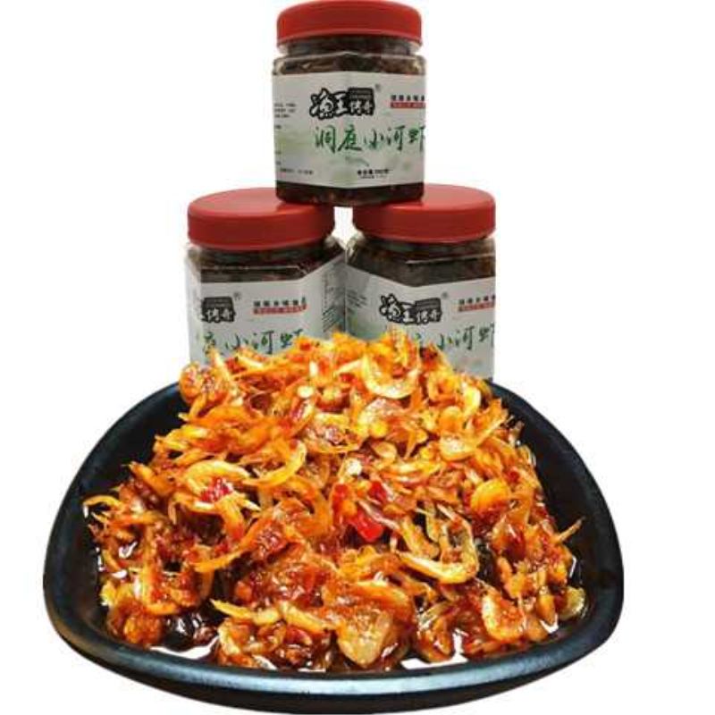 湖南特产香辣虾仔下饭虾 小虾酱 超辣火焙鱼下饭酱香辣虾仁虾米酱