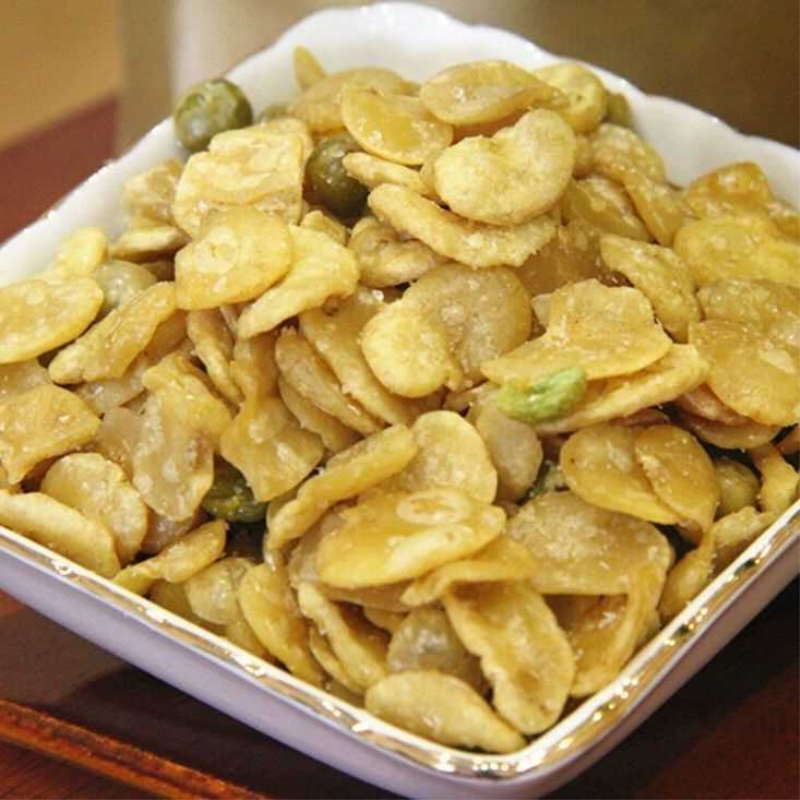 新豆瓣净重纯豆瓣咸味原味五香去壳油炸蚕豆瓣零食小吃豆制品下酒
