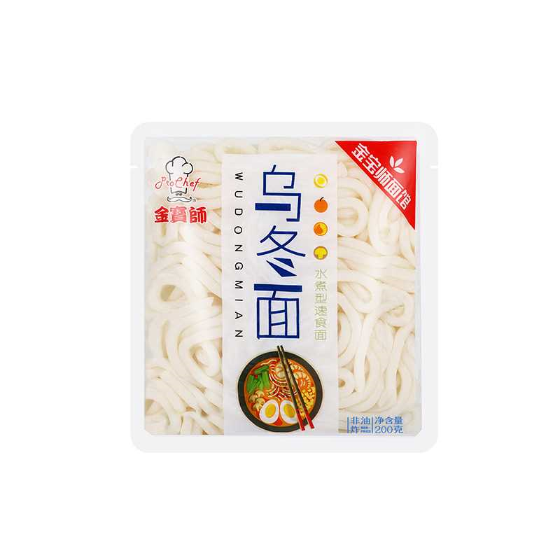 金宝师乌冬面0脂肪200g袋装方便学生党宿舍免煮速食即食XO香辣酱