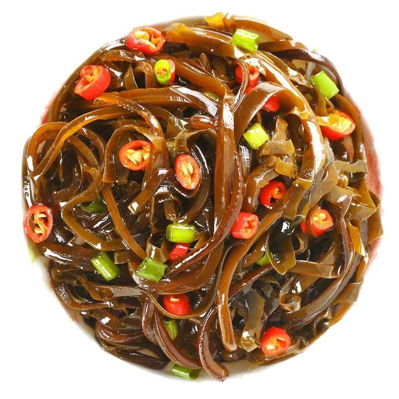 开袋即食海带丝香辣鲜香味微辣下饭菜小包装咸菜休闲零食整箱批发