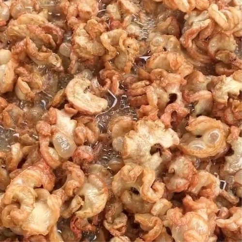 黄桥特产猪油渣一整箱鸡冠子油油脂渣油渣批发鸡冠油新鲜特产包邮