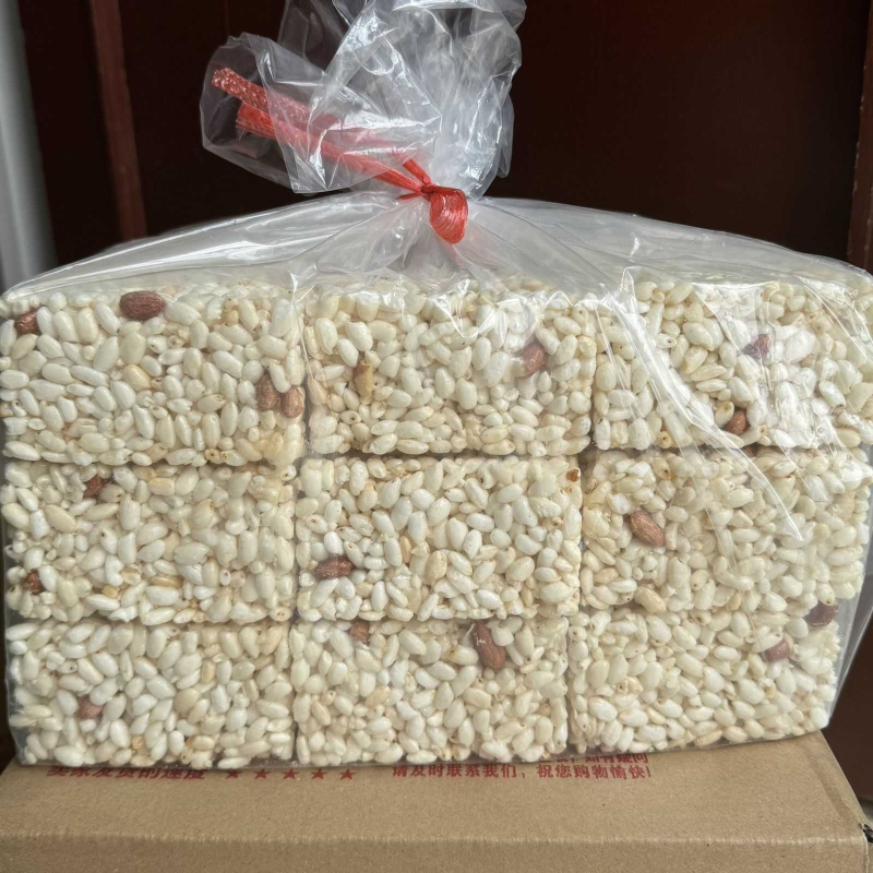 玉米小米大米整箱花块怀旧爆米花童年传统零食老式香脆花糖休闲